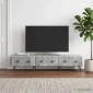 vidaXL Ντουλάπι TV με συρτάρι Γκρι Σκυροδέματος 147 x 34,5 x 30 εκ