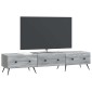 vidaXL Ντουλάπι TV Γκρι Sonoma 147 x 34,5 x 30 εκ Επεξεργασμένο Ξύλο