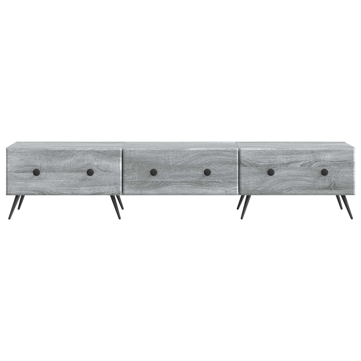 vidaXL Ντουλάπι TV Γκρι Sonoma 147 x 34,5 x 30 εκ Επεξεργασμένο Ξύλο
