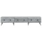 vidaXL Ντουλάπι TV Γκρι Sonoma 147 x 34,5 x 30 εκ Επεξεργασμένο Ξύλο