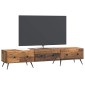 vidaXL Ντουλάπι TV με συρτάρι Παλαιωμένο ξύλο 147 x 34,5 x 30 εκ