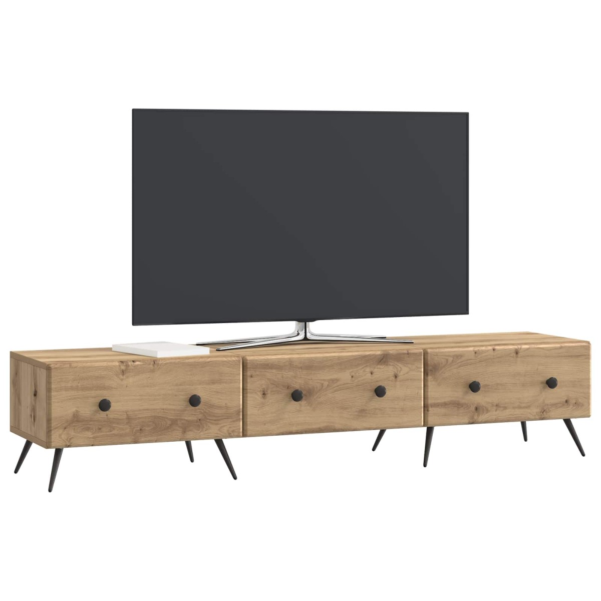 vidaXL Ντουλάπι TV 147 x 34,5 x 30 εκ Artisan Δρυς Επεξεργασμένο Ξύλο