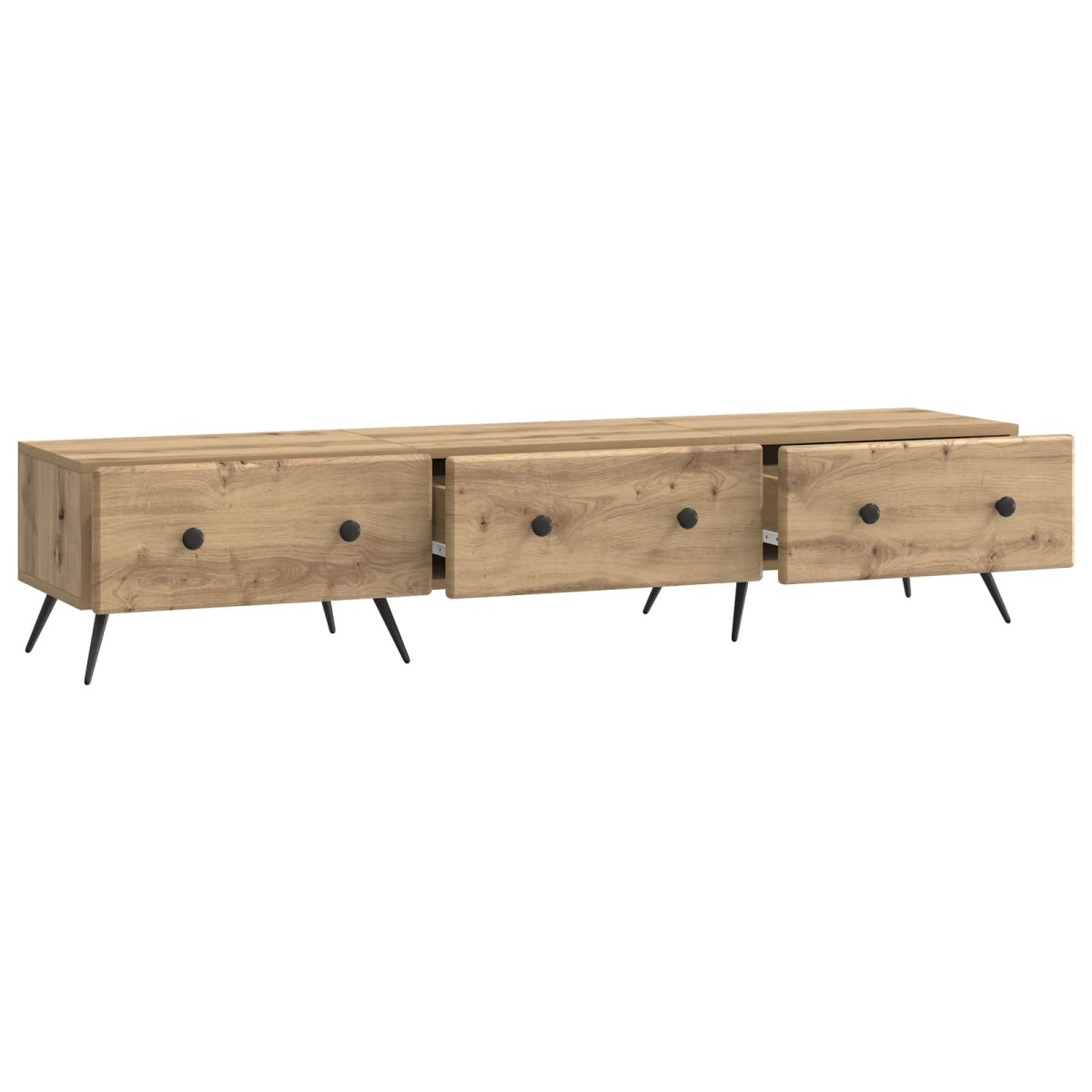 vidaXL Ντουλάπι TV 147 x 34,5 x 30 εκ Artisan Δρυς Επεξεργασμένο Ξύλο
