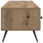 vidaXL Ντουλάπι TV 147 x 34,5 x 30 εκ Artisan Δρυς Επεξεργασμένο Ξύλο