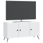 vidaXL Ντουλάπι TV Λευκό 99 x 34,5 x 50 εκ. Επεξεργασμένο Ξύλο