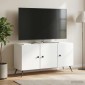 vidaXL Ντουλάπι TV Λευκό 99 x 34,5 x 50 εκ. Επεξεργασμένο Ξύλο