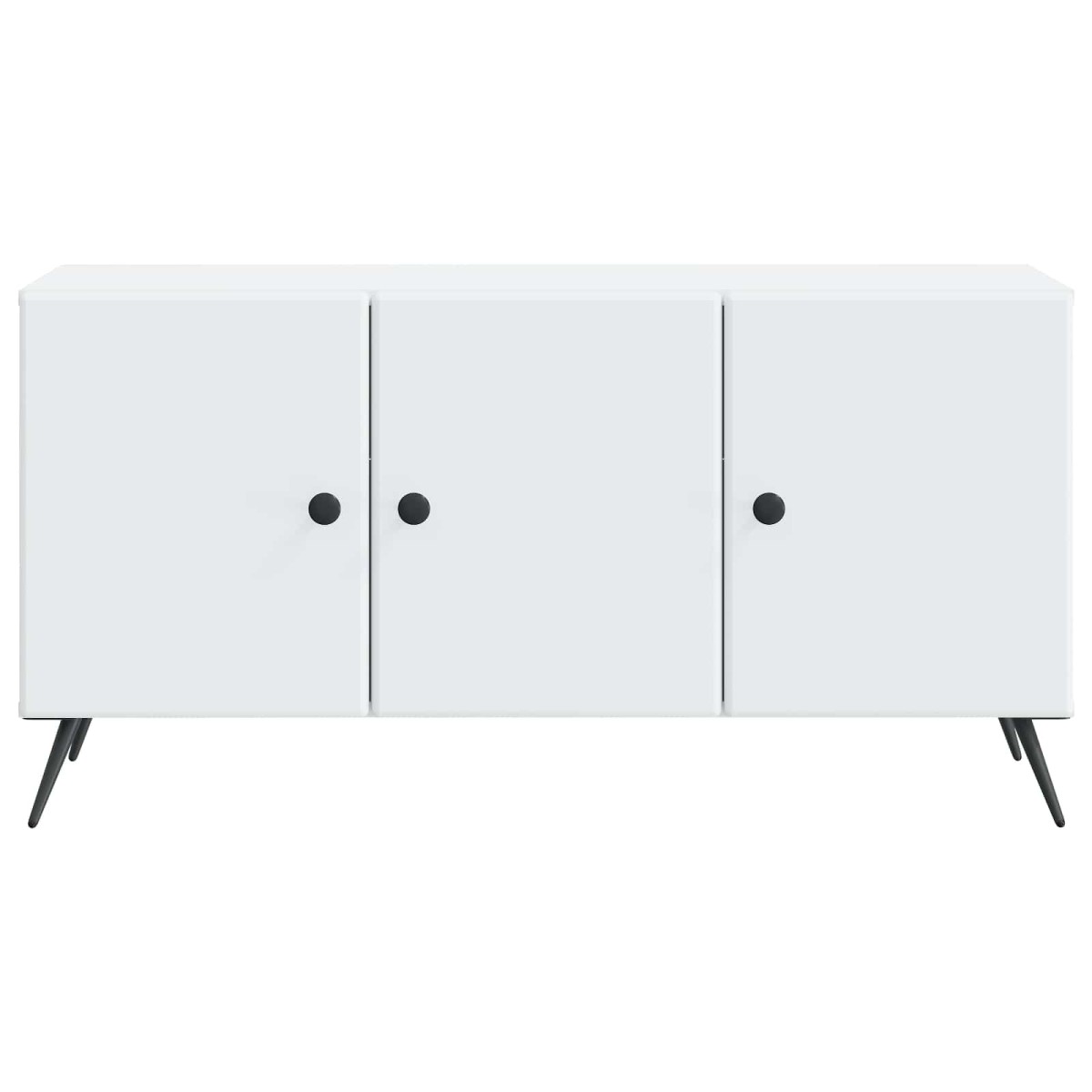 vidaXL Ντουλάπι TV Λευκό 99 x 34,5 x 50 εκ. Επεξεργασμένο Ξύλο