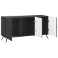 vidaXL Ντουλάπι TV Μαύρο 99 x 34,5 x 50 εκ. Επεξεργασμένο Ξύλο