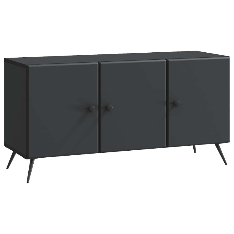 vidaXL Ντουλάπι TV Μαύρο 99 x 34,5 x 50 εκ. Επεξεργασμένο Ξύλο