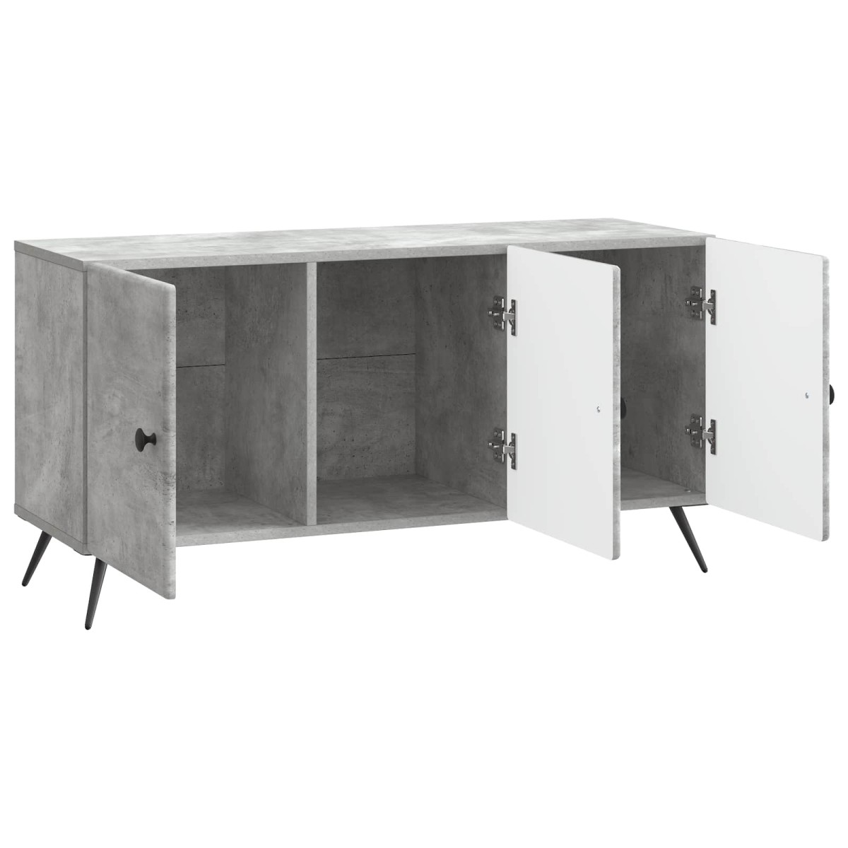 vidaXL Ντουλάπι TV Γκρι Σκυροδέματος 99 x 34,5 x 50 εκ.