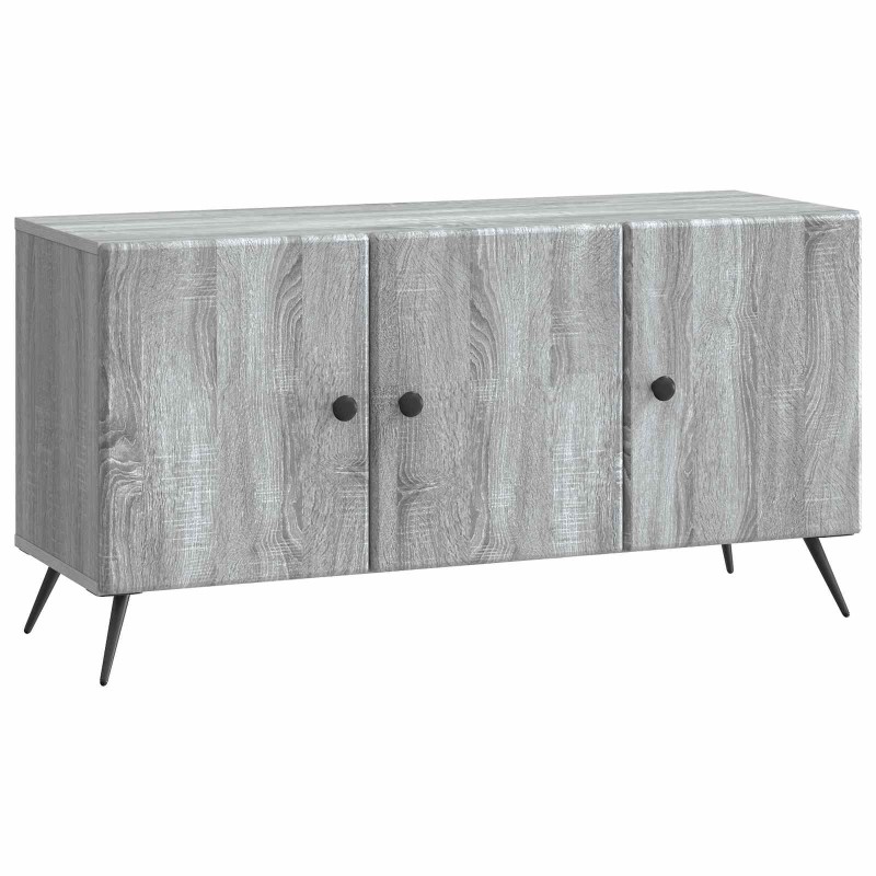 vidaXL Ντουλάπι TV Γκρι Sonoma 99 x 34,5 x 50 εκ. Επεξεργασμένο Ξύλο