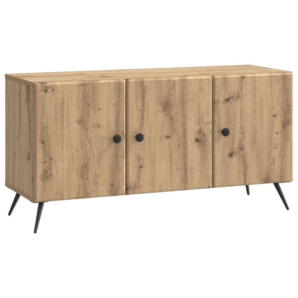 vidaXL Ντουλάπι TV 99 x 34,5 x 50 εκ. Artisan Δρυς Επεξεργασμένο Ξύλο