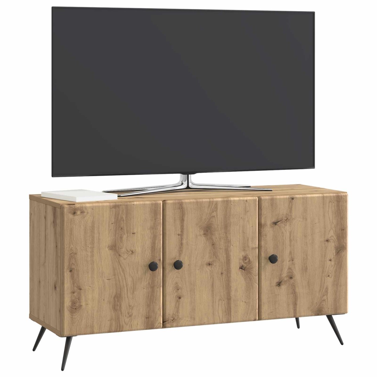 vidaXL Ντουλάπι TV 99 x 34,5 x 50 εκ. Artisan Δρυς Επεξεργασμένο Ξύλο
