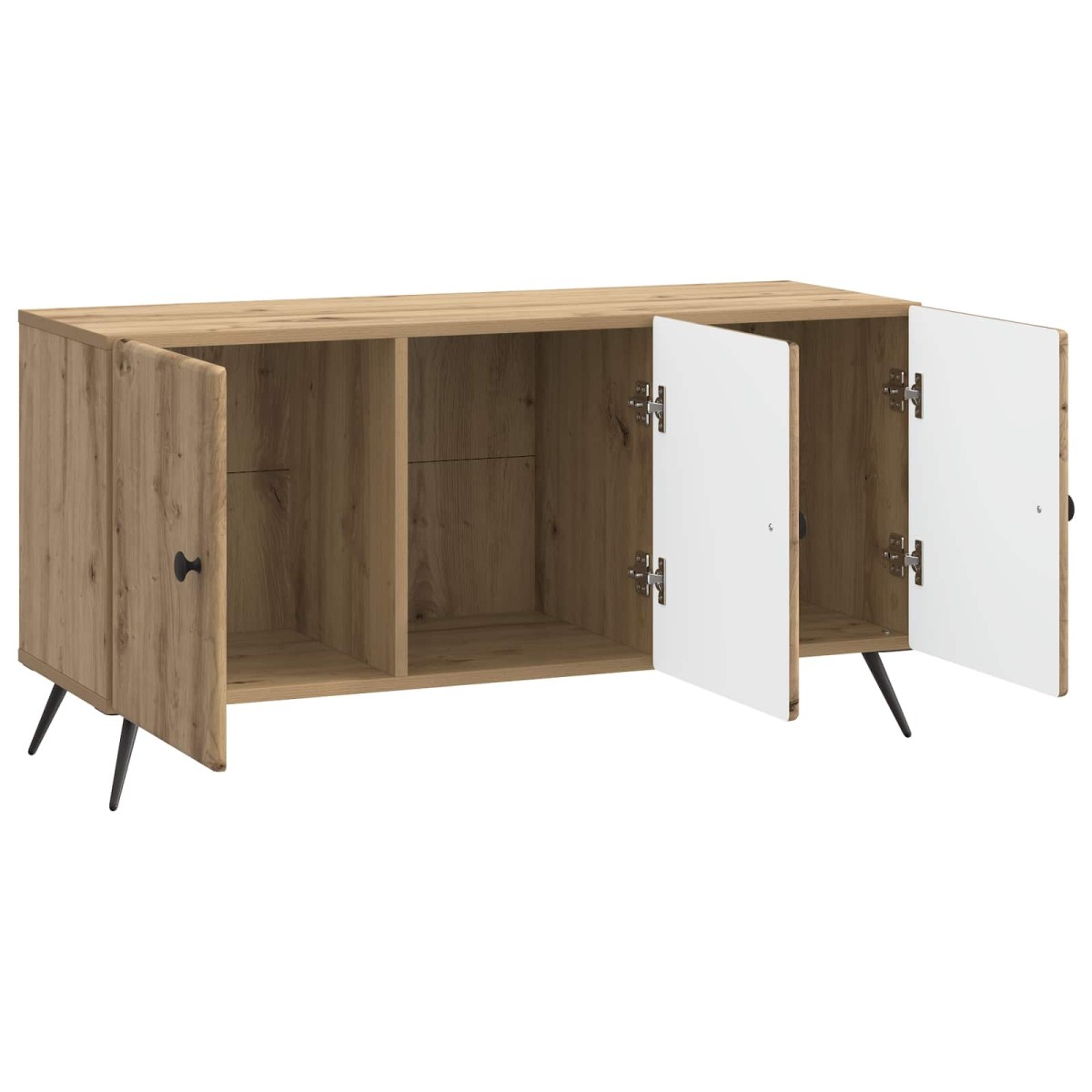 vidaXL Ντουλάπι TV 99 x 34,5 x 50 εκ. Artisan Δρυς Επεξεργασμένο Ξύλο