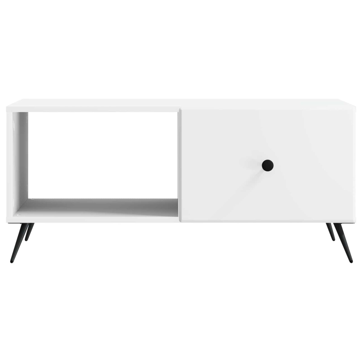 vidaXL Τραπεζάκι σαλονιού Λευκό 90 x 50 x 40 cm Επεξεργασμένο Ξύλο