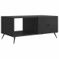 vidaXL Τραπεζάκι σαλονιού Μαύρο 90 x 50 x 40 cm Επεξεργασμένο Ξύλο