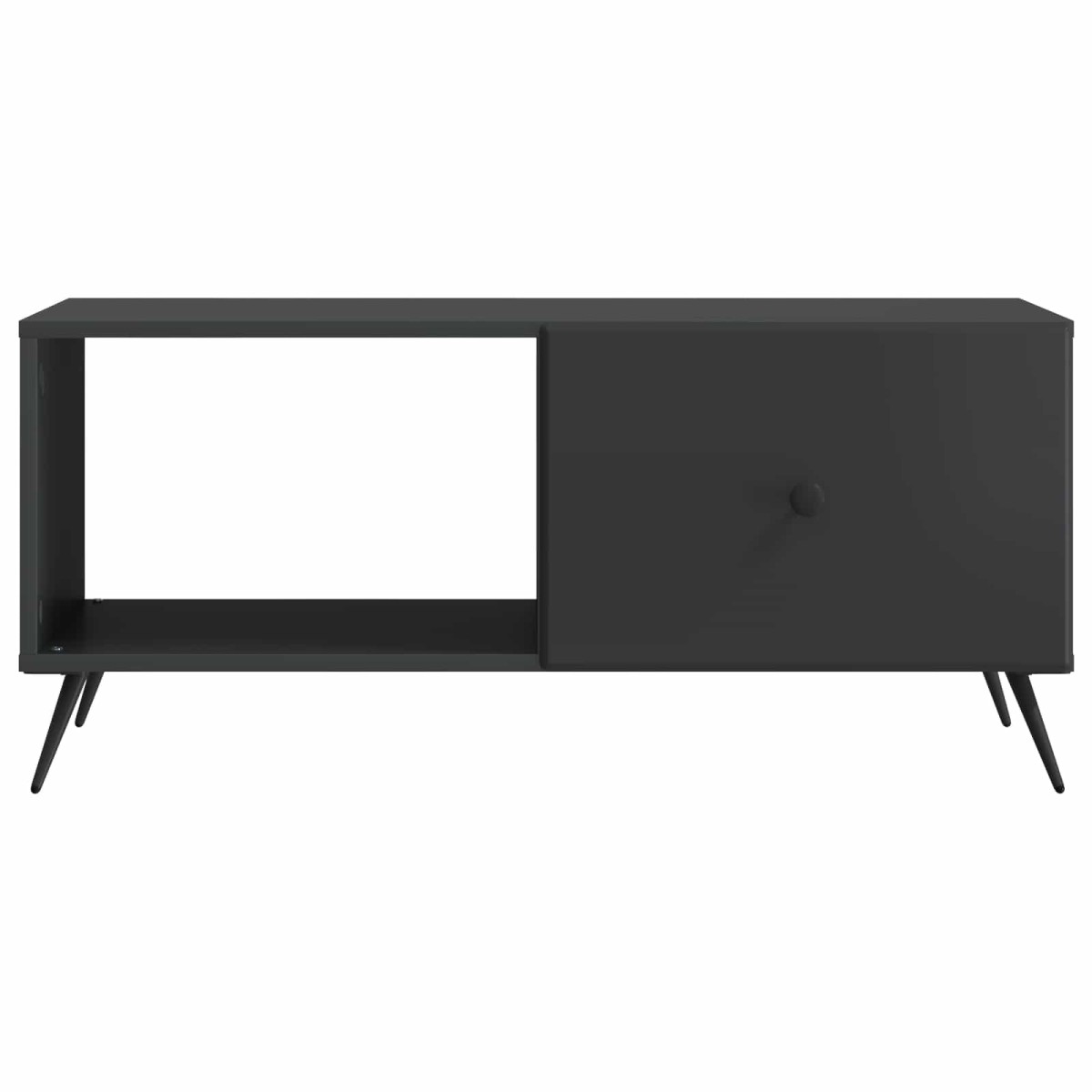 vidaXL Τραπεζάκι σαλονιού Μαύρο 90 x 50 x 40 cm Επεξεργασμένο Ξύλο