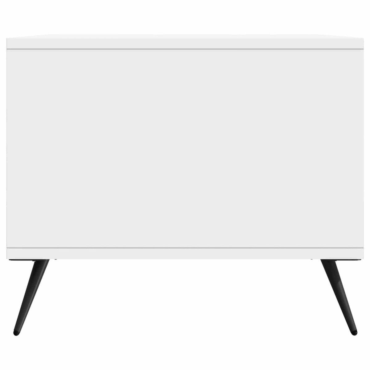 vidaXL Τραπεζάκι σαλονιού Γυαλιστερό Λευκό 90 x 50 x 40 cm
