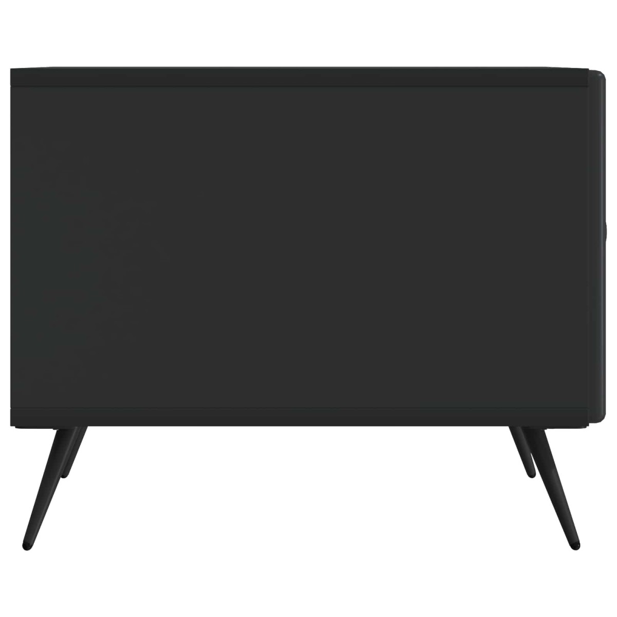 vidaXL Τραπεζάκι σαλονιού Μαύρο 49 x 50 x 40 εκ Επεξεργασμένο Ξύλο