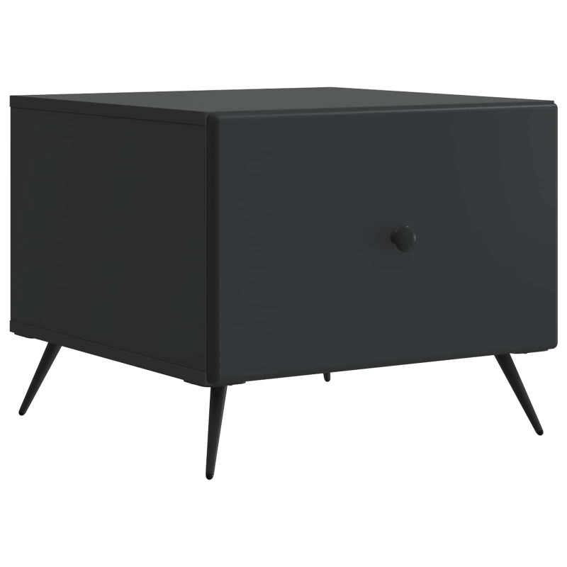 vidaXL Τραπεζάκι σαλονιού Μαύρο 49 x 50 x 40 εκ Επεξεργασμένο Ξύλο