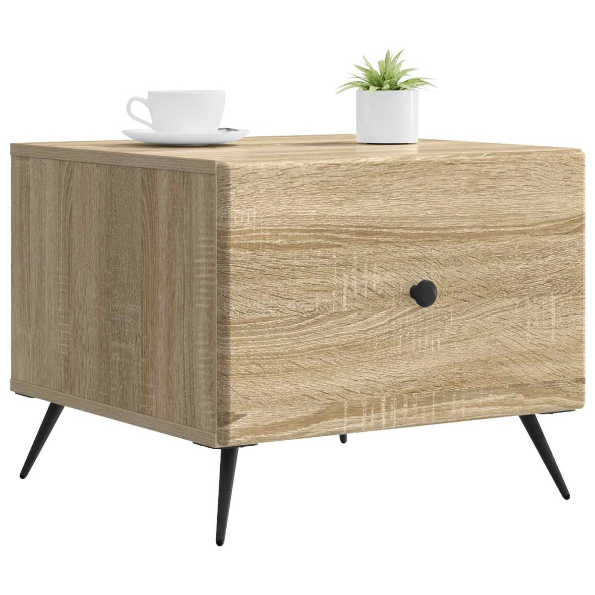 vidaXL Τραπεζάκι σαλονιού Sonoma Δρυς 49 x 50 x 40 εκ