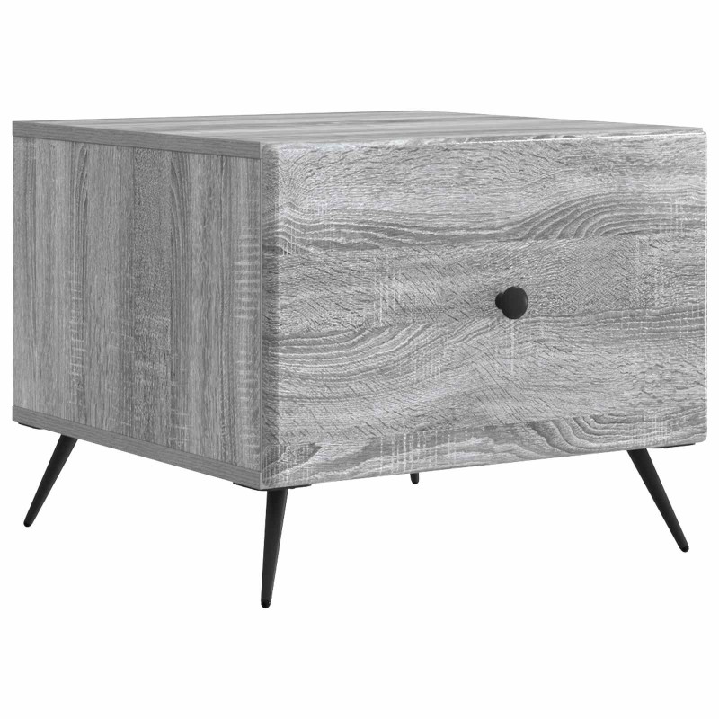 vidaXL Τραπεζάκι σαλονιού Γκρι Sonoma 49 x 50 x 40 εκ