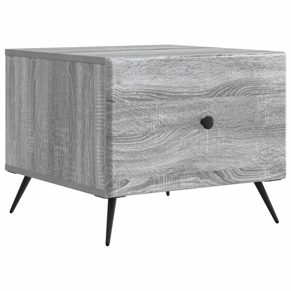 vidaXL Τραπεζάκι σαλονιού Γκρι Sonoma 49 x 50 x 40 εκ