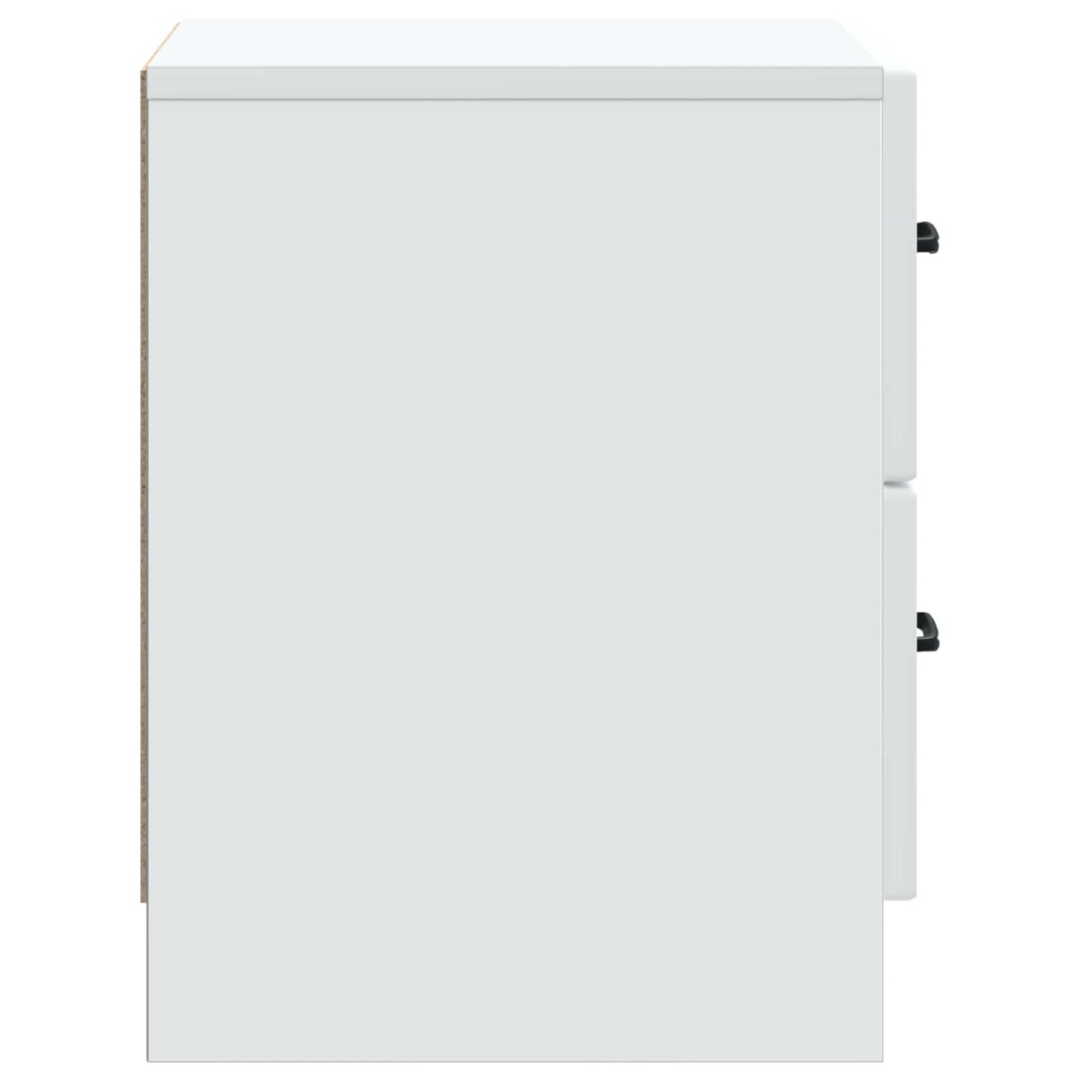 vidaXL Κομοδίνο Λευκό 43 x 34,5 x 44,5 εκ Επεξεργασμένο Ξύλο