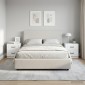 vidaXL Κομοδίνο 2 τεμ. Λευκό 43 x 34,5 x 44,5 εκ Επεξεργασμένο Ξύλο