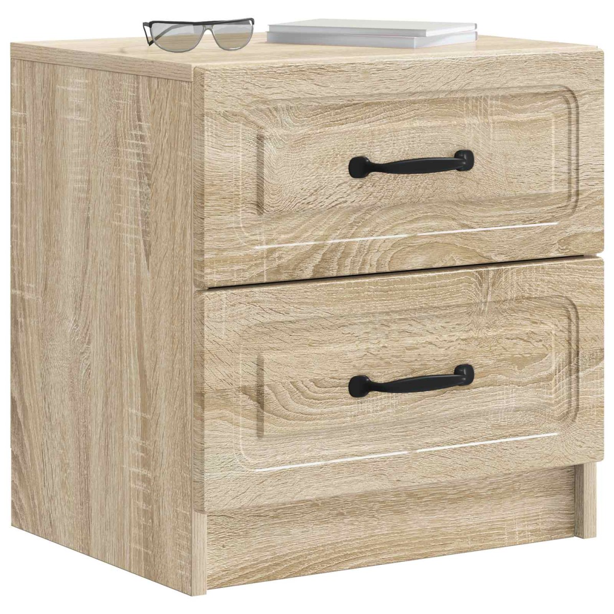vidaXL Κομοδίνο 2 τεμ. Sonoma Δρυς 43 x 34,5 x 44,5 εκ