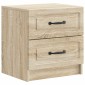 vidaXL Κομοδίνο 2 τεμ. Sonoma Δρυς 43 x 34,5 x 44,5 εκ