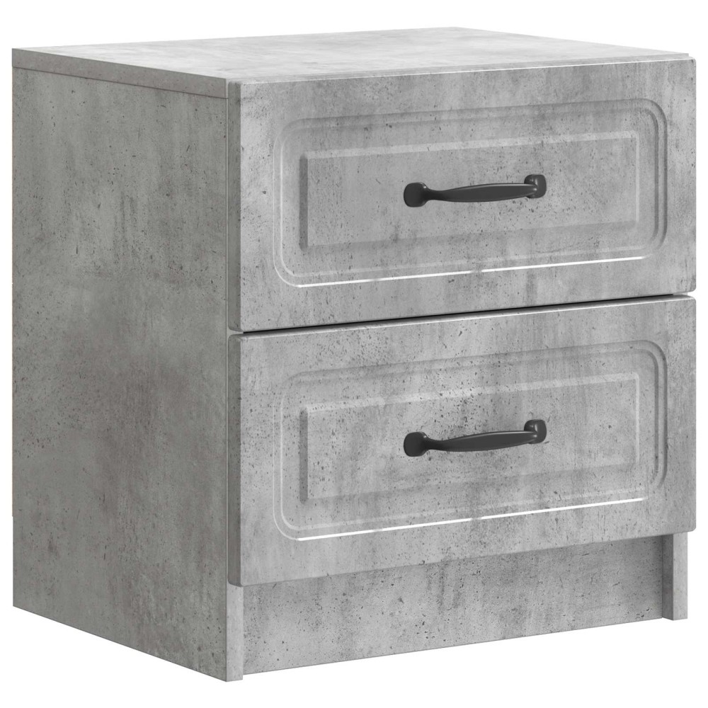 vidaXL Κομοδίνο Γκρι Σκυροδέματος 43 x 34,5 x 44,5 εκ