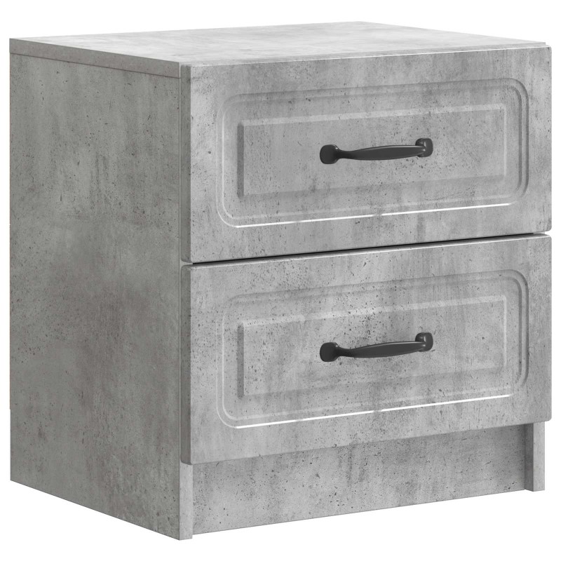 vidaXL Κομοδίνο Γκρι Σκυροδέματος 43 x 34,5 x 44,5 εκ