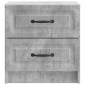 vidaXL Κομοδίνο Γκρι Σκυροδέματος 43 x 34,5 x 44,5 εκ