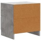vidaXL Κομοδίνο Γκρι Σκυροδέματος 43 x 34,5 x 44,5 εκ