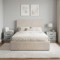 vidaXL Κομοδίνο 2 τεμ. Γκρι Σκυροδέματος 43 x 34,5 x 44,5 εκ