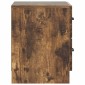 vidaXL Κομοδίνο Καπνισμένο Ξύλο Δρυός 43 x 34,5 x 44,5 εκ