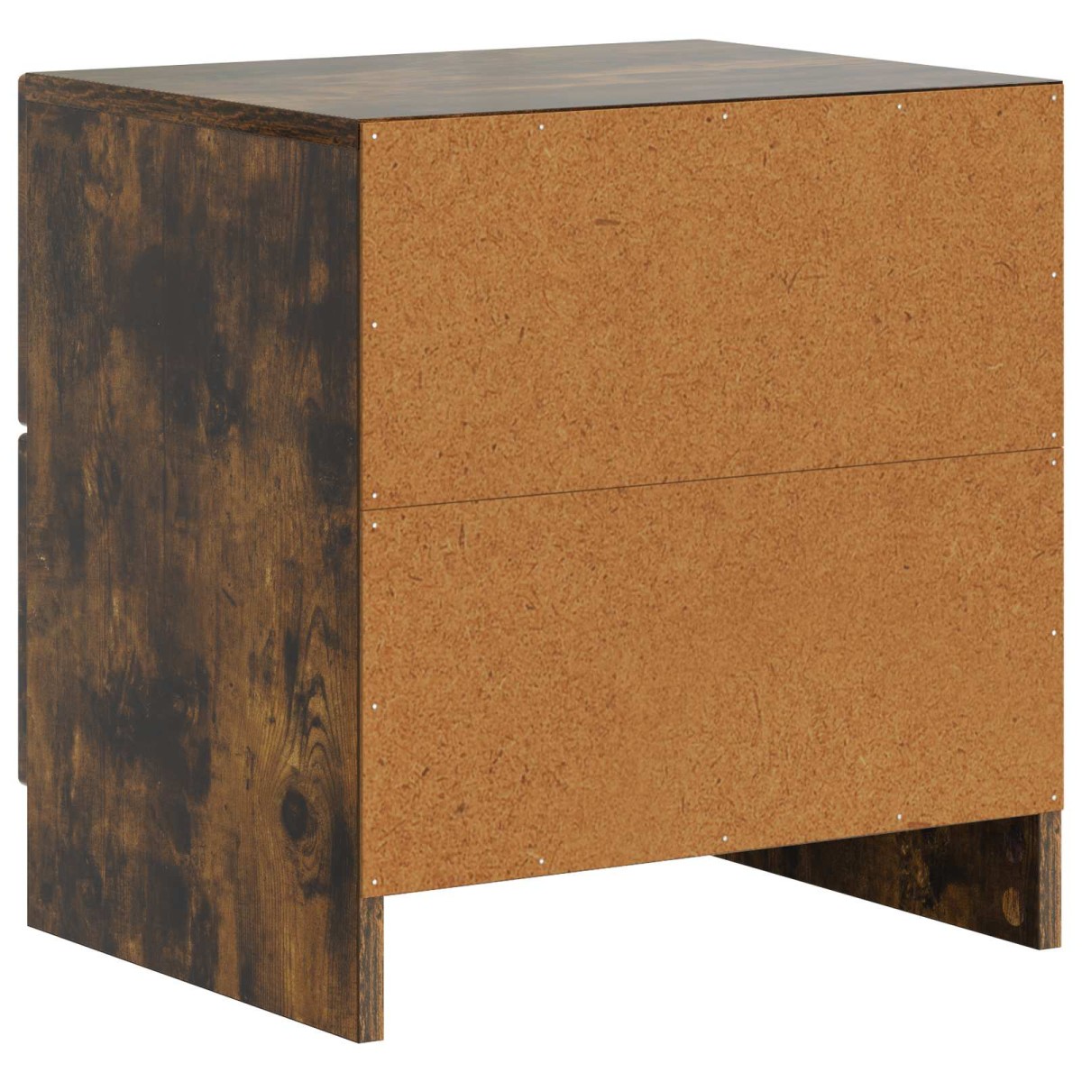 vidaXL Κομοδίνο Καπνισμένο Ξύλο Δρυός 43 x 34,5 x 44,5 εκ