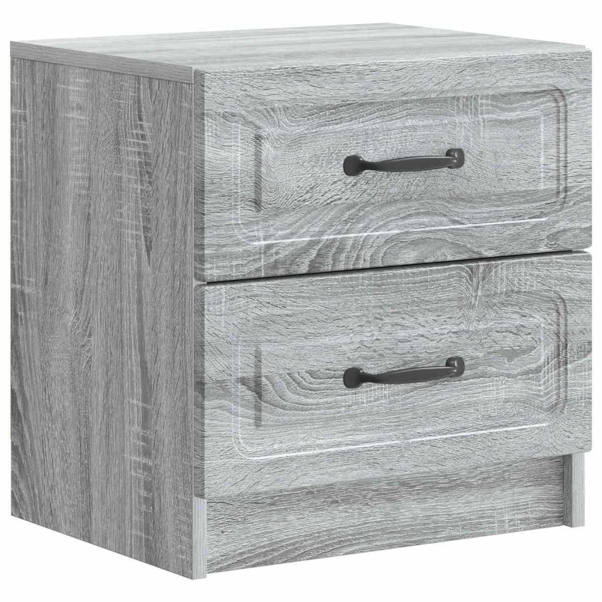 vidaXL Κομοδίνο Γκρι Sonoma 43 x 34,5 x 44,5 εκ Επεξεργασμένο Ξύλο