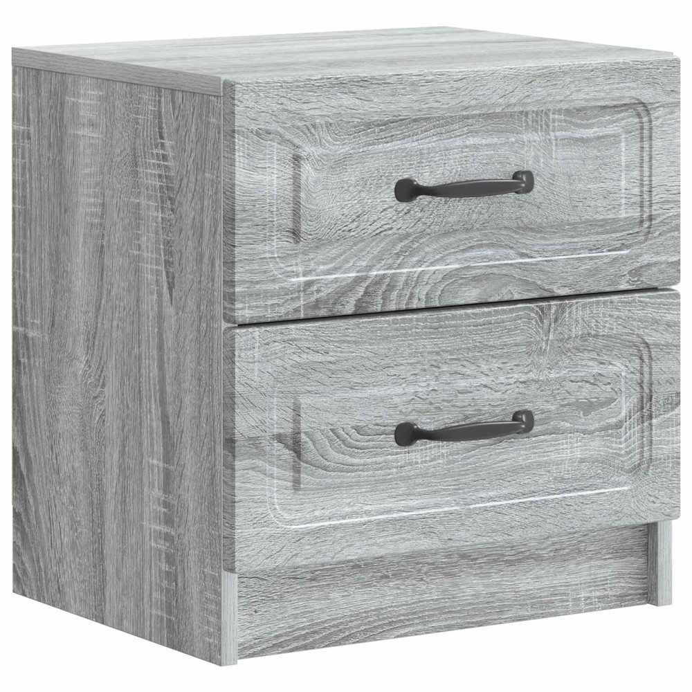 vidaXL Κομοδίνο Γκρι Sonoma 43 x 34,5 x 44,5 εκ Επεξεργασμένο Ξύλο
