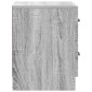 vidaXL Κομοδίνο Γκρι Sonoma 43 x 34,5 x 44,5 εκ Επεξεργασμένο Ξύλο