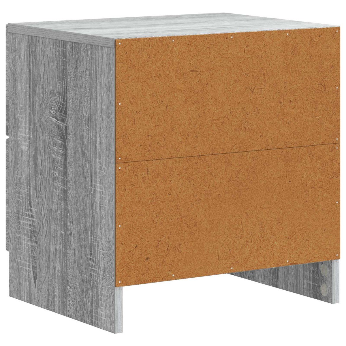 vidaXL Κομοδίνο Γκρι Sonoma 43 x 34,5 x 44,5 εκ Επεξεργασμένο Ξύλο
