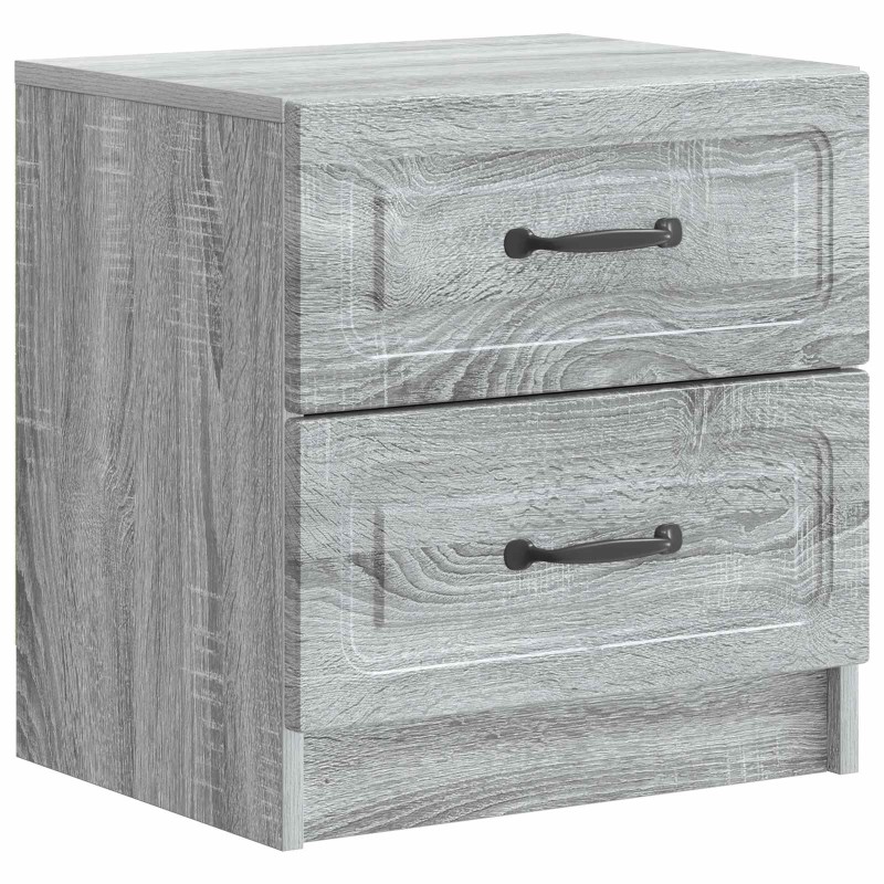 vidaXL Κομοδίνο Γκρι Sonoma 43 x 34,5 x 44,5 εκ Επεξεργασμένο Ξύλο