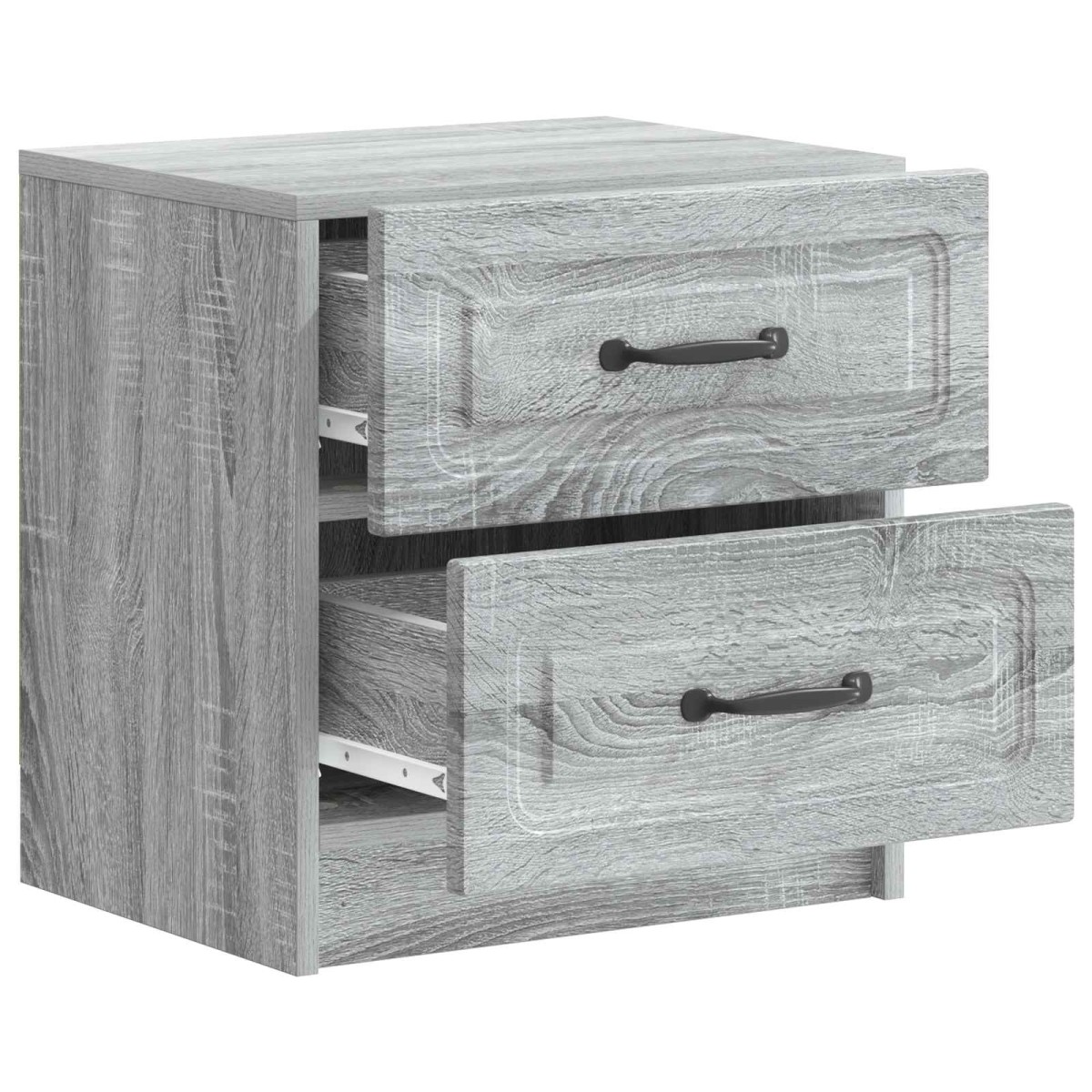 vidaXL Κομοδίνο 2 τεμ. Γκρι Sonoma 43 x 34,5 x 44,5 εκ