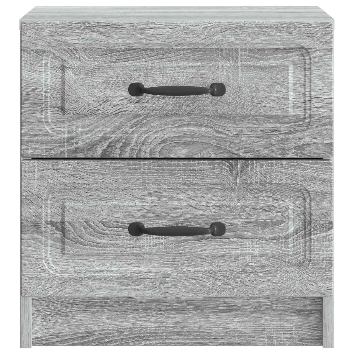 vidaXL Κομοδίνο 2 τεμ. Γκρι Sonoma 43 x 34,5 x 44,5 εκ