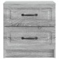vidaXL Κομοδίνο 2 τεμ. Γκρι Sonoma 43 x 34,5 x 44,5 εκ