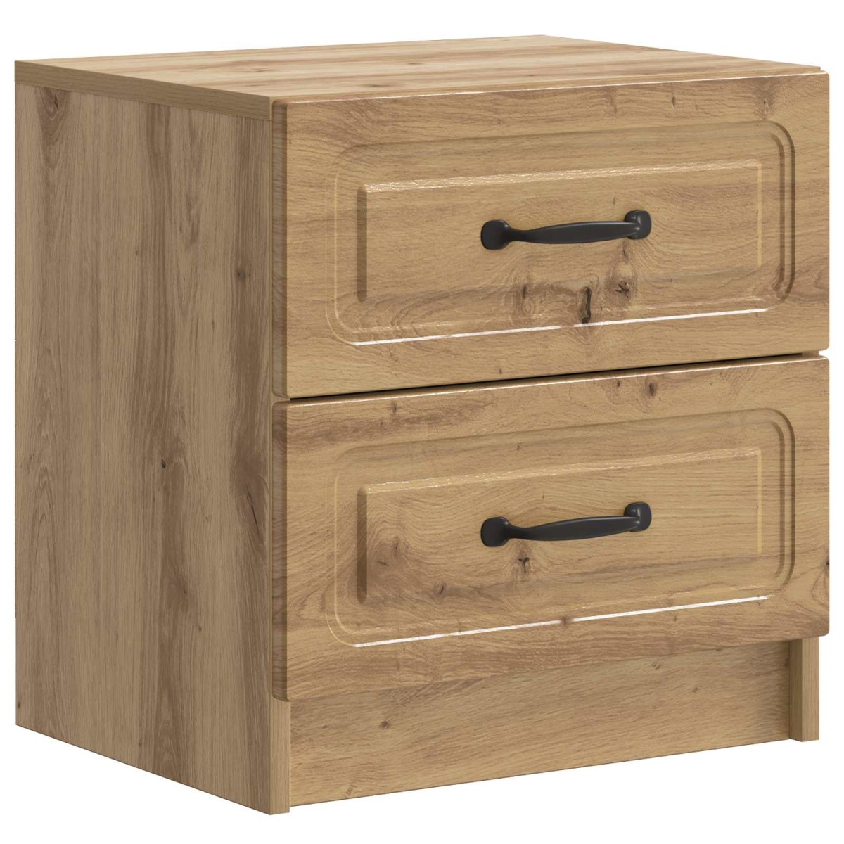 vidaXL Κομοδίνο 2 τεμ. Artisan Δρυς 43 x 34,5 x 44,5 εκ