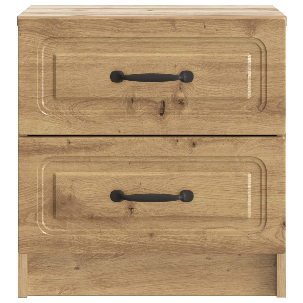vidaXL Κομοδίνο 2 τεμ. Artisan Δρυς 43 x 34,5 x 44,5 εκ