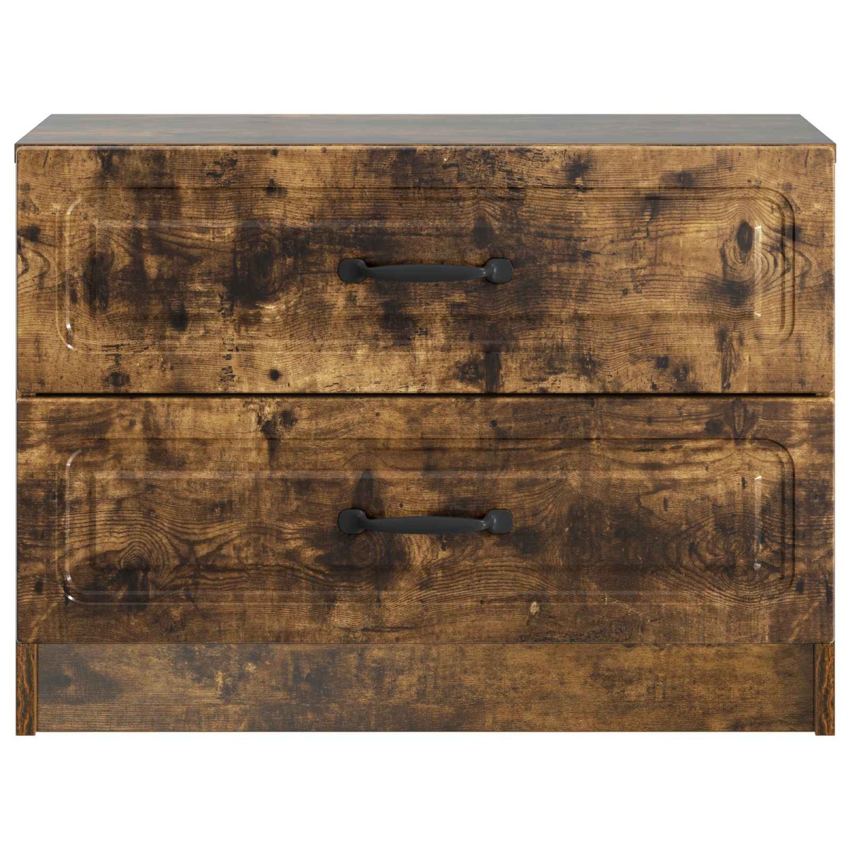vidaXL Κομοδίνο Καπνισμένο Ξύλο Δρυός 62 x 34,5 x 44,5 εκ