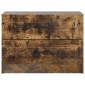 vidaXL Κομοδίνο Καπνισμένο Ξύλο Δρυός 62 x 34,5 x 44,5 εκ